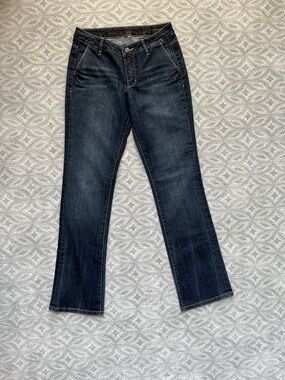 Jag Jeans Women’s Low Rise Boot Leg Jeans in Dark Blue